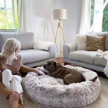 Indlæs billede til gallerivisning MrFluffyFriend™ – Verdens #1 Beroligende Donut Hundeseng
